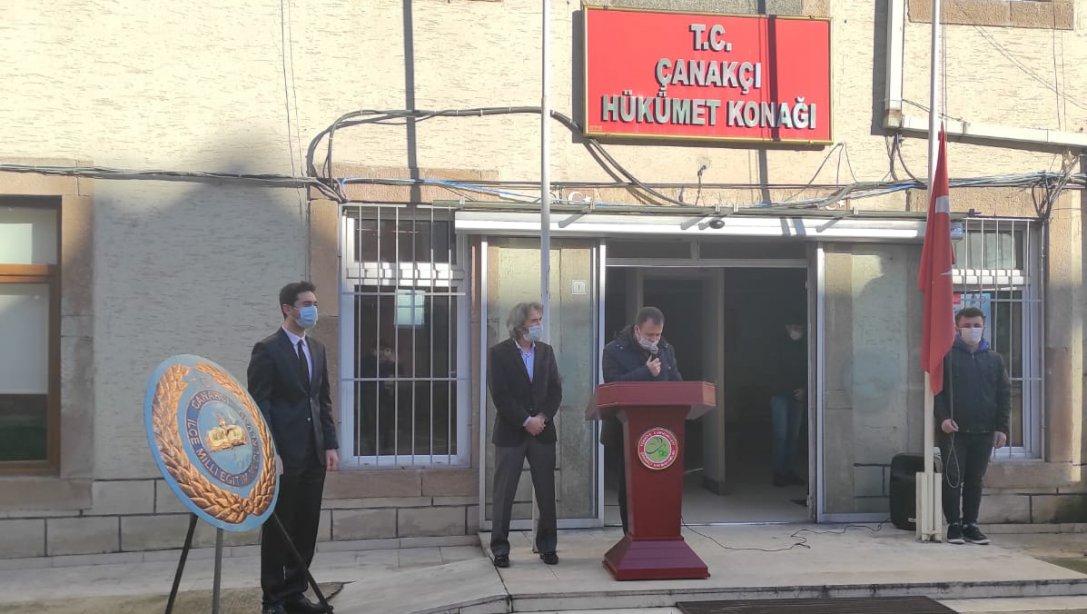 İlçe Milli Eğitim Müdürlüğü Ailesi Olarak 24 Kasım Öğretmenler Gününde Atatürk Anıtına Çelenk Bıraktık.